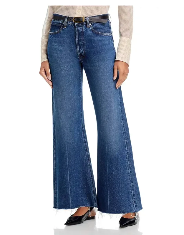 Lax High Rise Flare Jeans