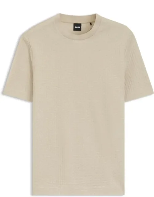 Jacquard-pattern T-shirt
