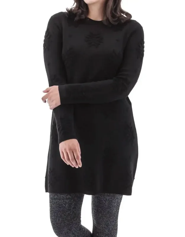 Jacquard Sweater Dress