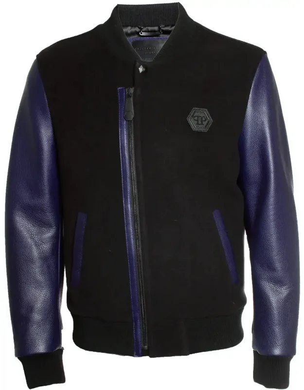 Wool Fleece Bomber Jacket