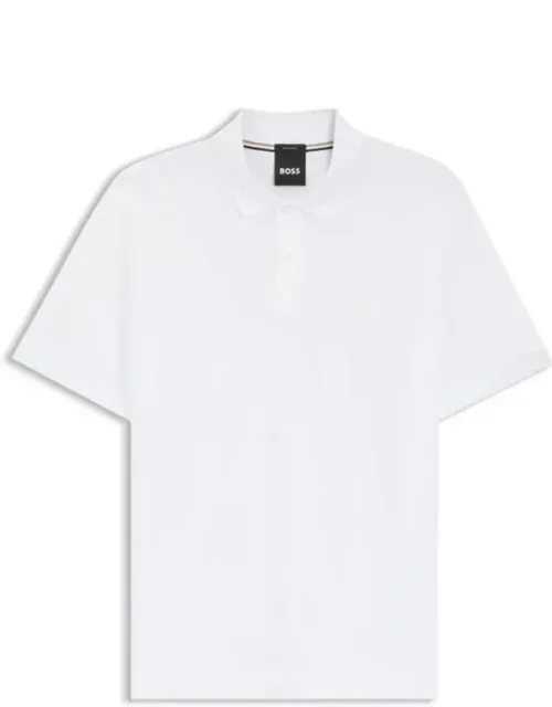 Cotton-piqué Polo Shirt With Breathable Fabric And Subtle Tipping Details