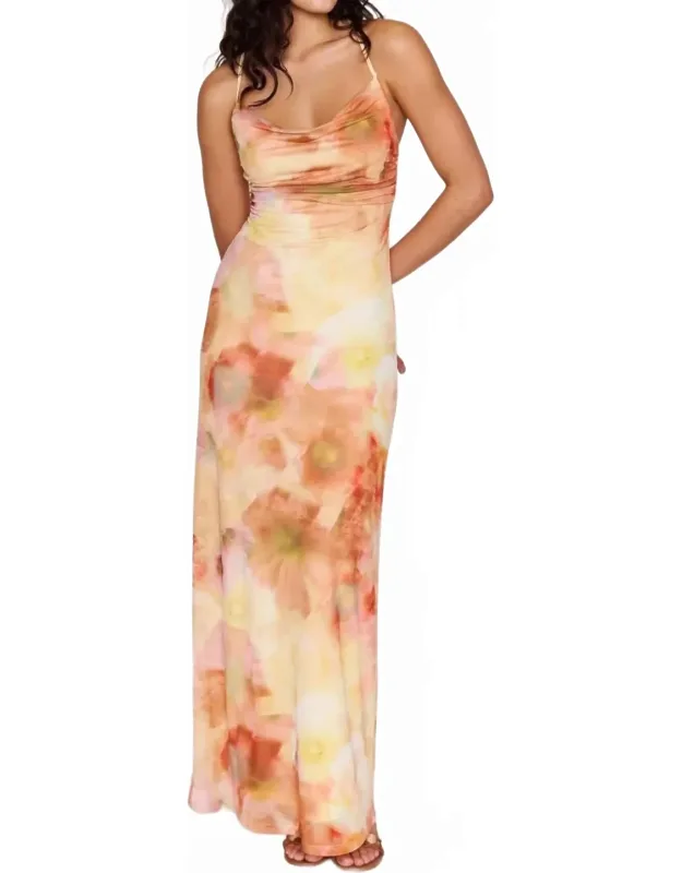 Aria Mesh Maxi Dress