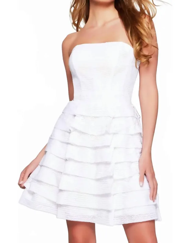 Strapless Cocktail Dress