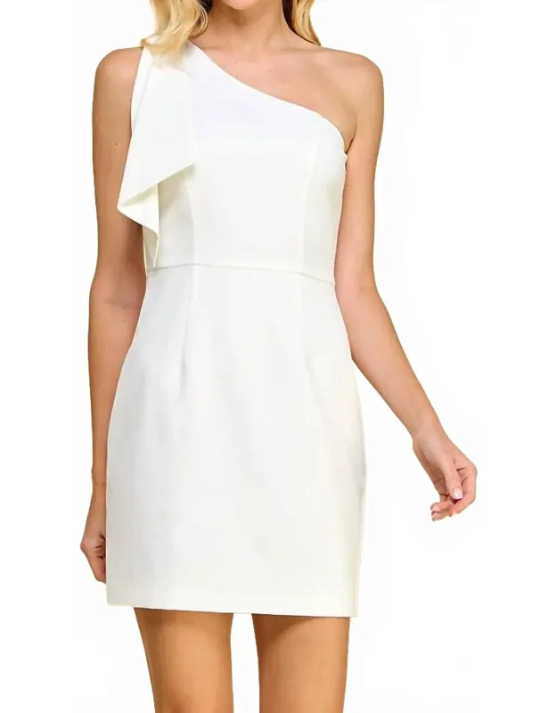 One Shoulder Mini Dress
