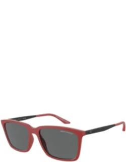 57mm Matte Red Sunglasses
