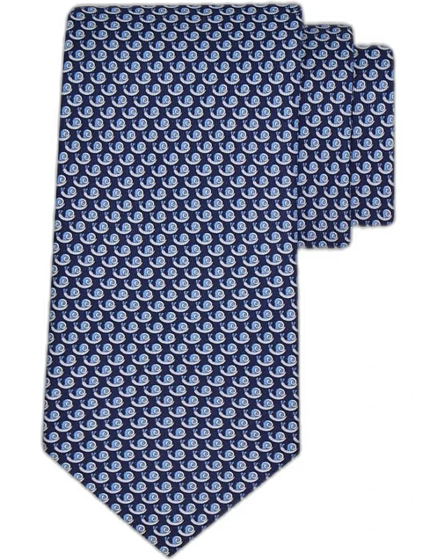 Mini-snail Silk Tie