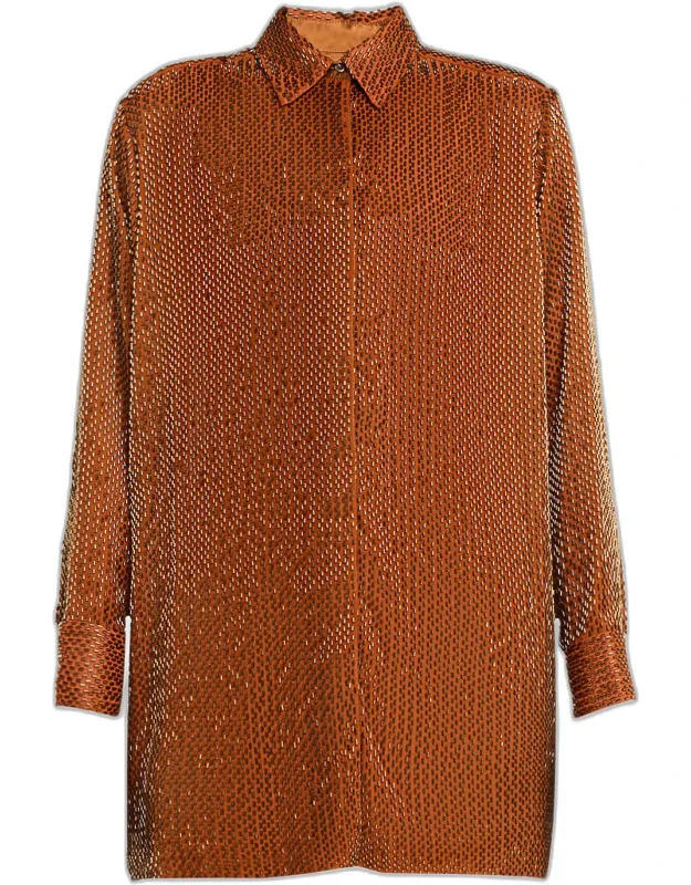 Embellished Long-sleeve Shirt