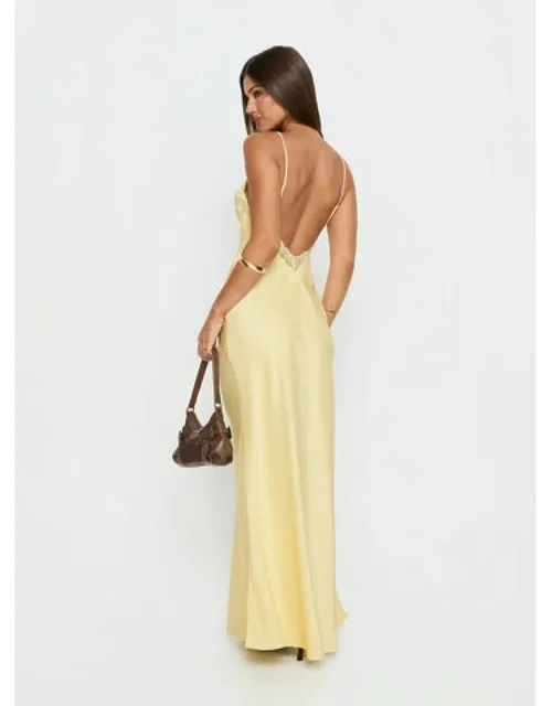 Flip A Switch Satin Lace Slip Maxi Dress