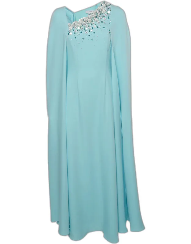 Bead Embellished Synthetic Milani Kaftan Dress