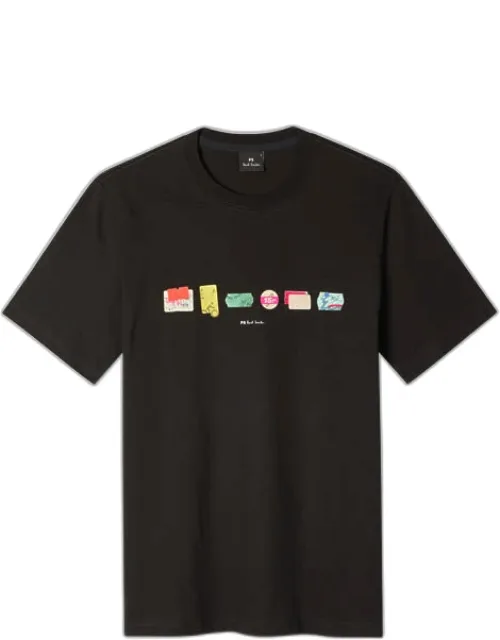 Stickers Print T-shirt