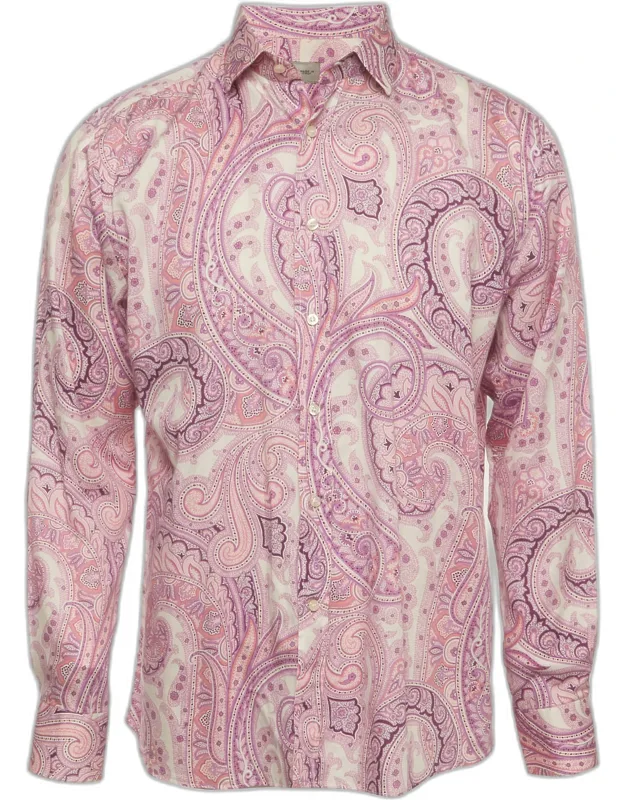 Paisley Print Cotton Long Sleeve Shirt