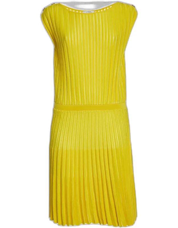 Rib Knit Flared Mini Dress