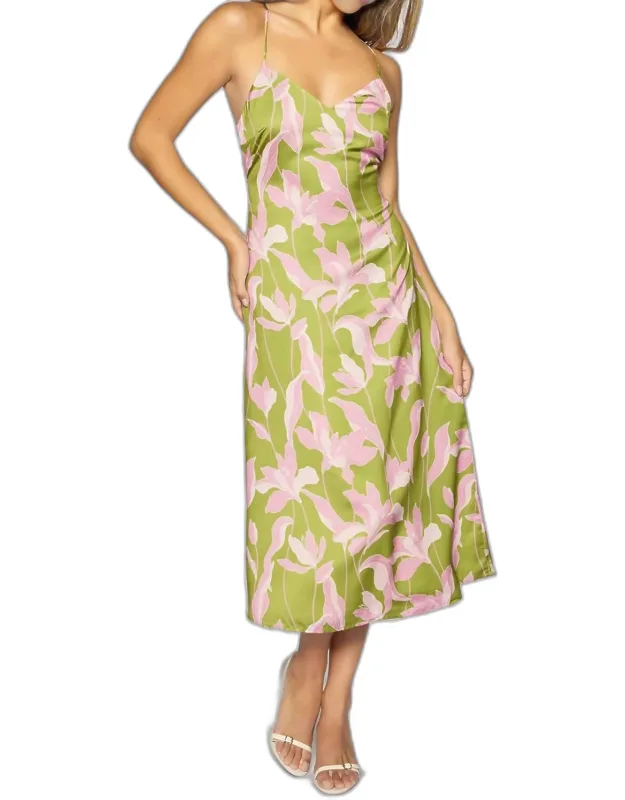 Flora Alcazar Midi Dress