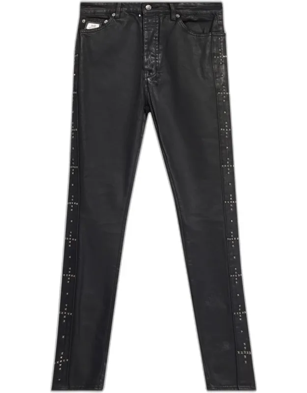 Van Winkle Plus Studded Skinny Jeans