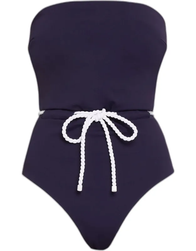 Belted One-piece Swimsuit