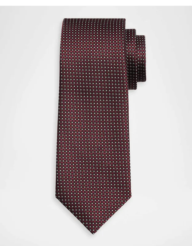 Geometric Silk Tie