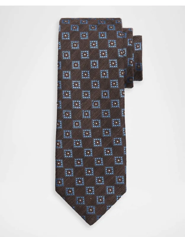 Geometric Silk Tie
