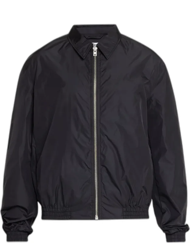 Nylon Logo Shirt Jacket
