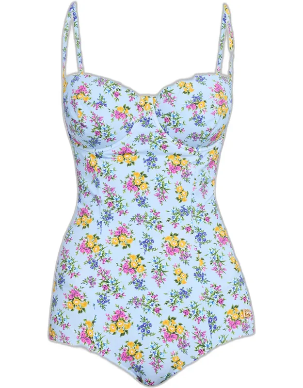 Floral Balconette Swimsuit