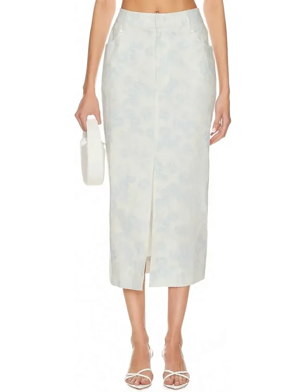 Chantal Denim Midi Skirt