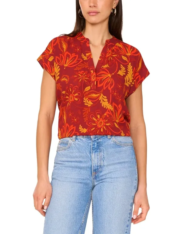 V-neck Blouse