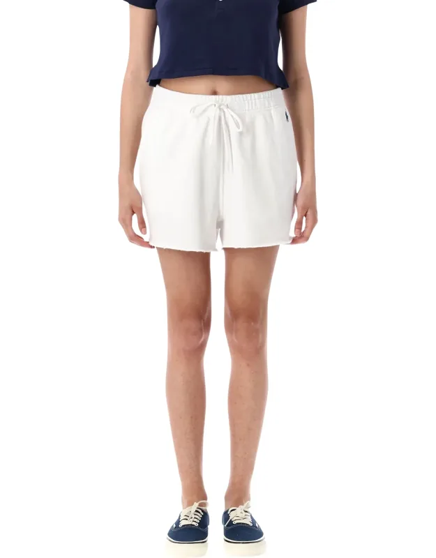 Lightweight Fleece Drawstring Shorts