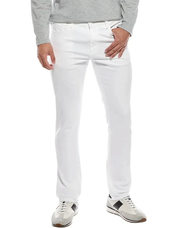 Slim Fit White Jeans