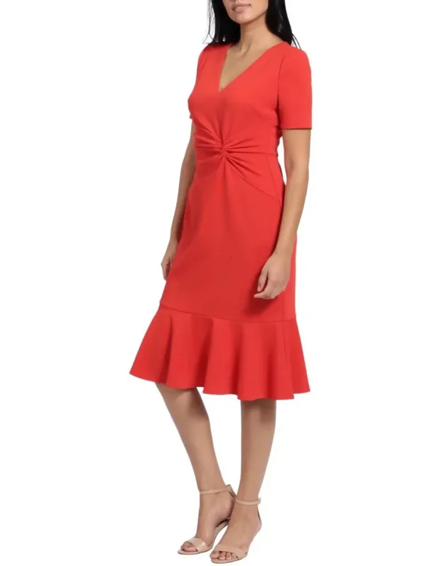 Twist Waist Ruffle Skirt