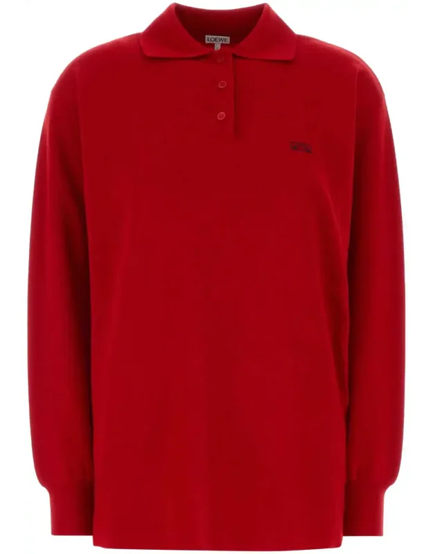Stretch Cashmere Blend Polo Shirt