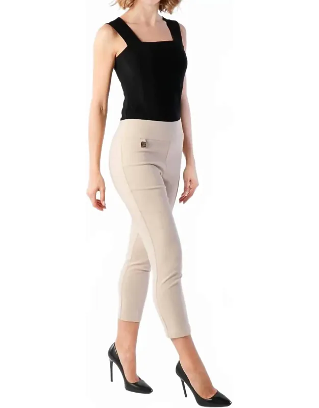 Cropped Woven Pants