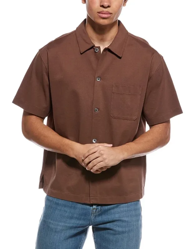 Light Pique Button Polo Shirt