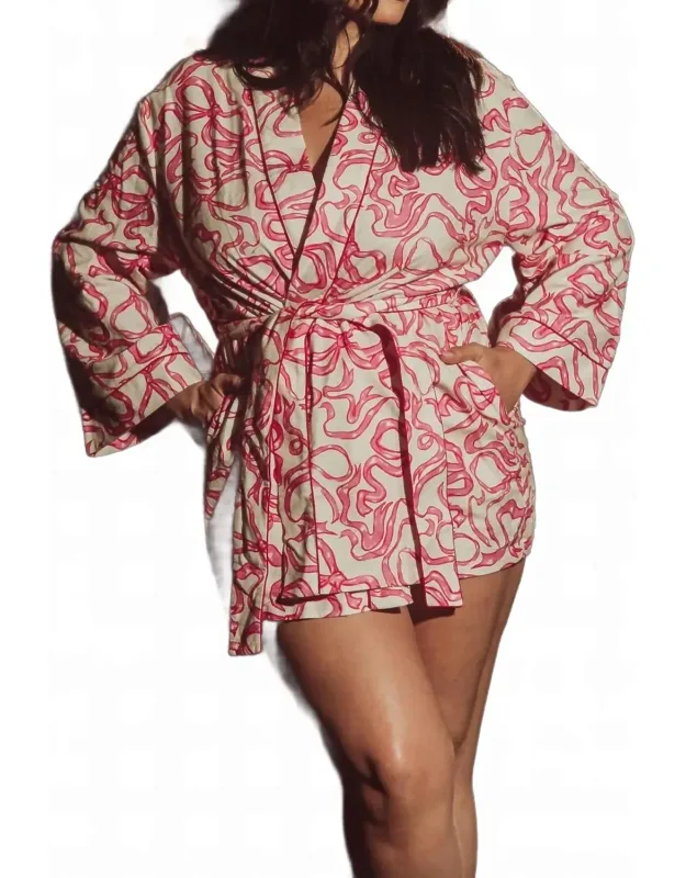 Flannel Short Robe