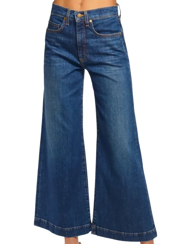 Wide Leg Cropped Jeans