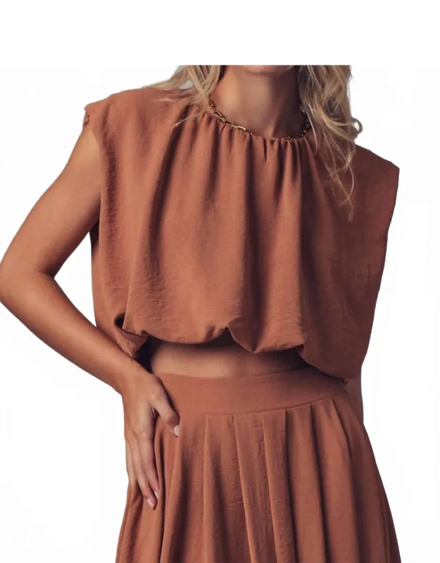 Back Tie Sleeveless Top