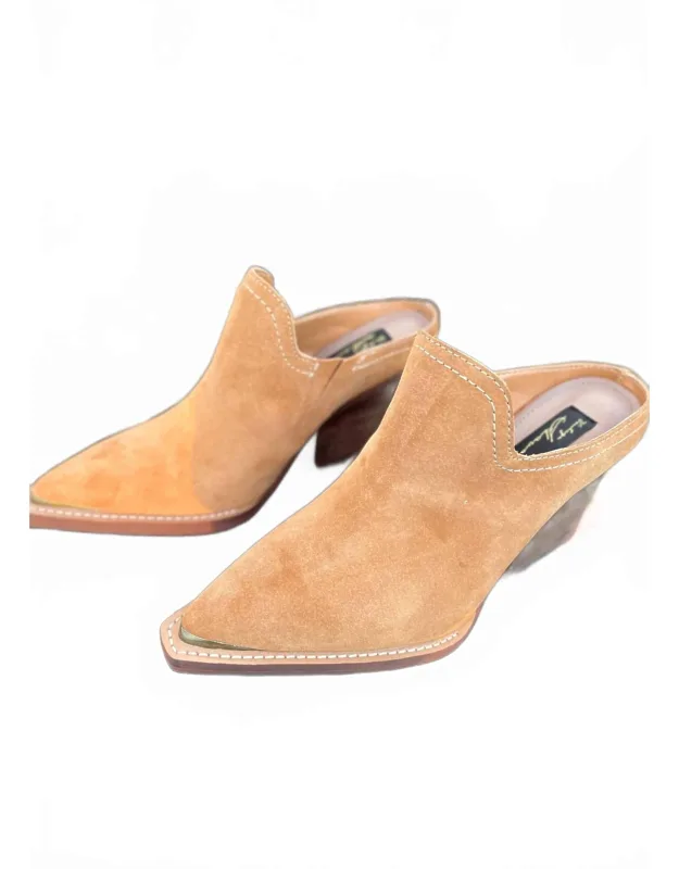 Suede Mule Boots