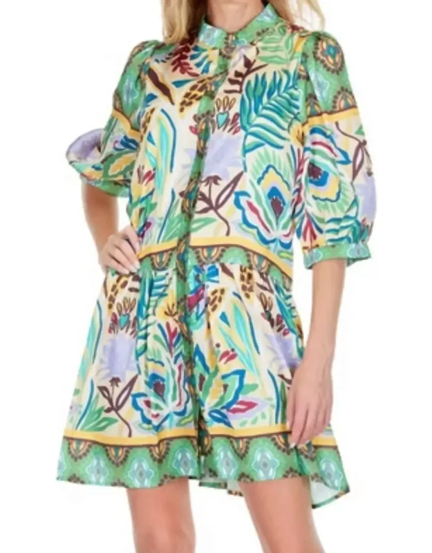 Tiered Shirt Dress
