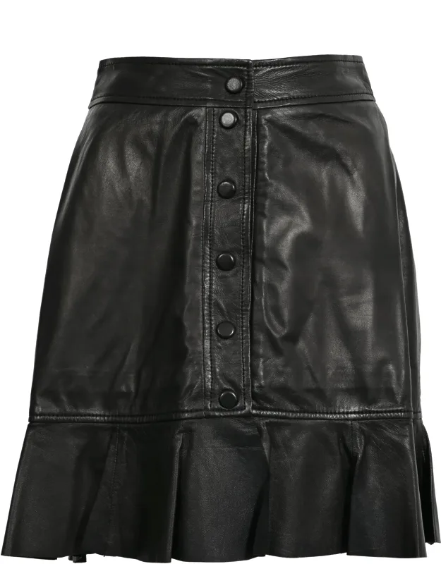Ruffled Mini Skirt