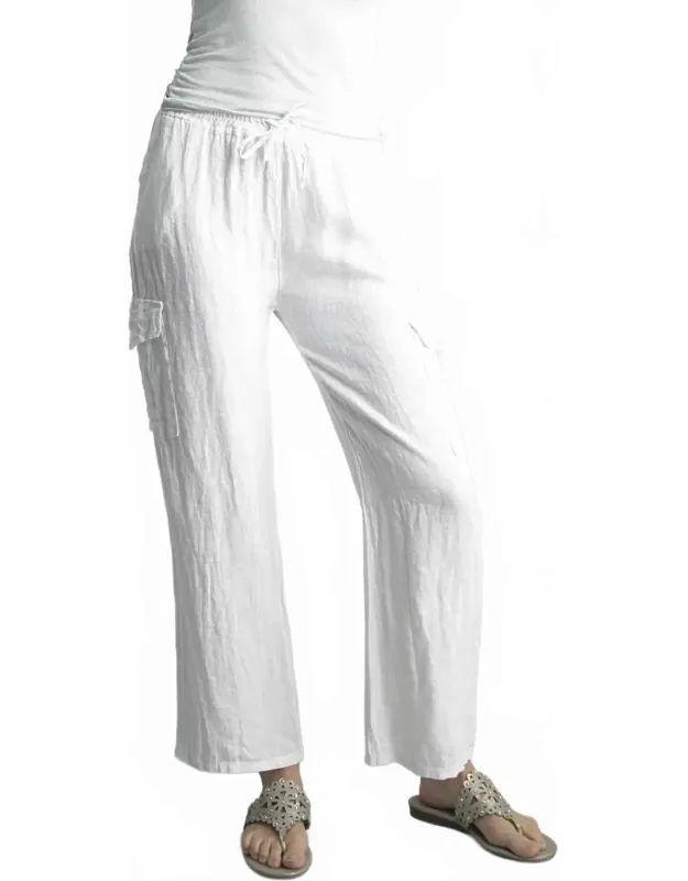 Cargo Linen Pants