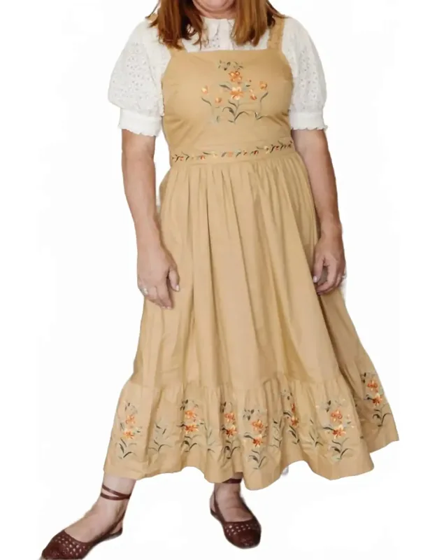Fleurie Embroidered Midi Dress
