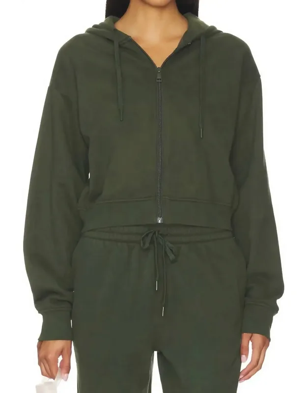 Luxe Fleece Zip Up Hoodie