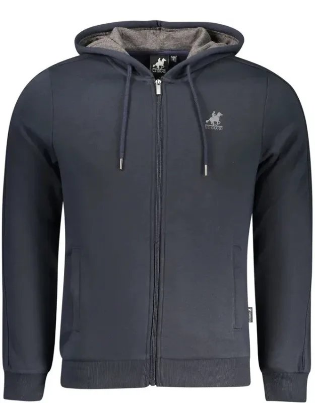 U. S. Grand Cotton Hoodie - Full Zip, Two Pockets