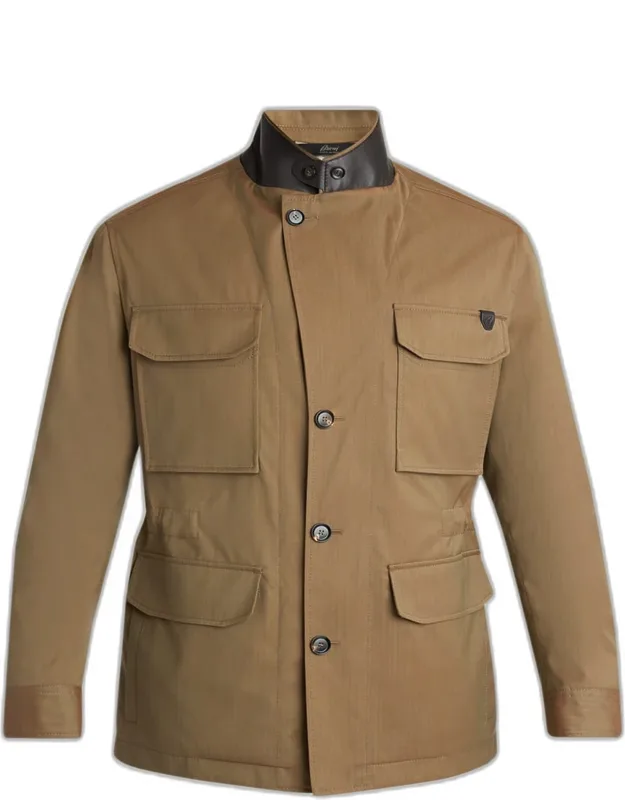 Wool-blend Sahariana Jacket