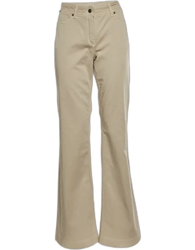 Gabardine Straight Fit Trousers