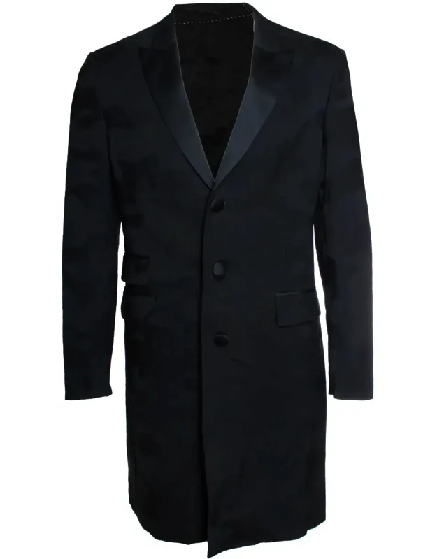 Camo Fitted Slim Blazer Coat