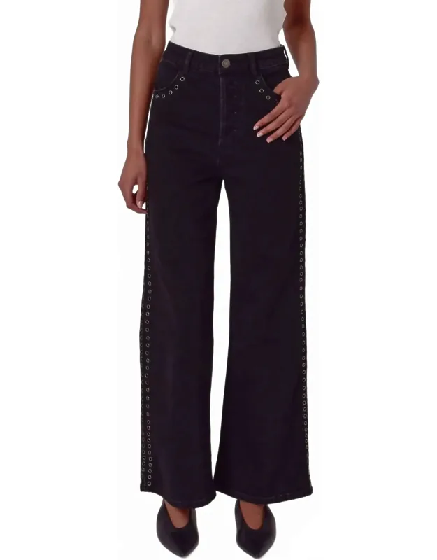 Sailor Scoop High-rise Wide-leg Jeans