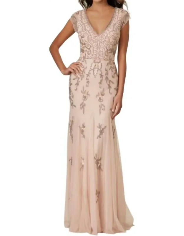 Floral Beaded Dress