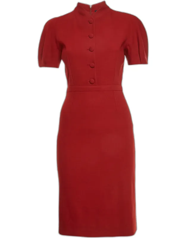 Wool Dolman Sleeve Shift Dress