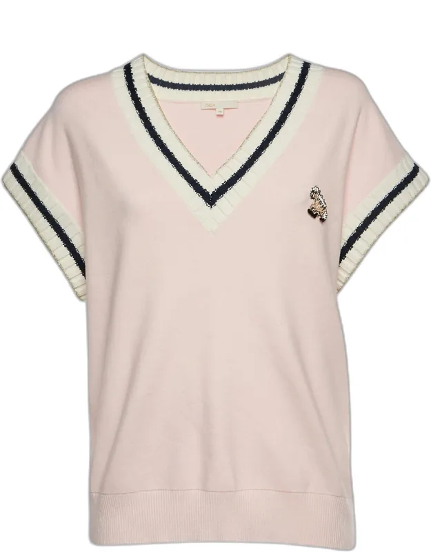 Pony Applique Knit Sweater Vest
