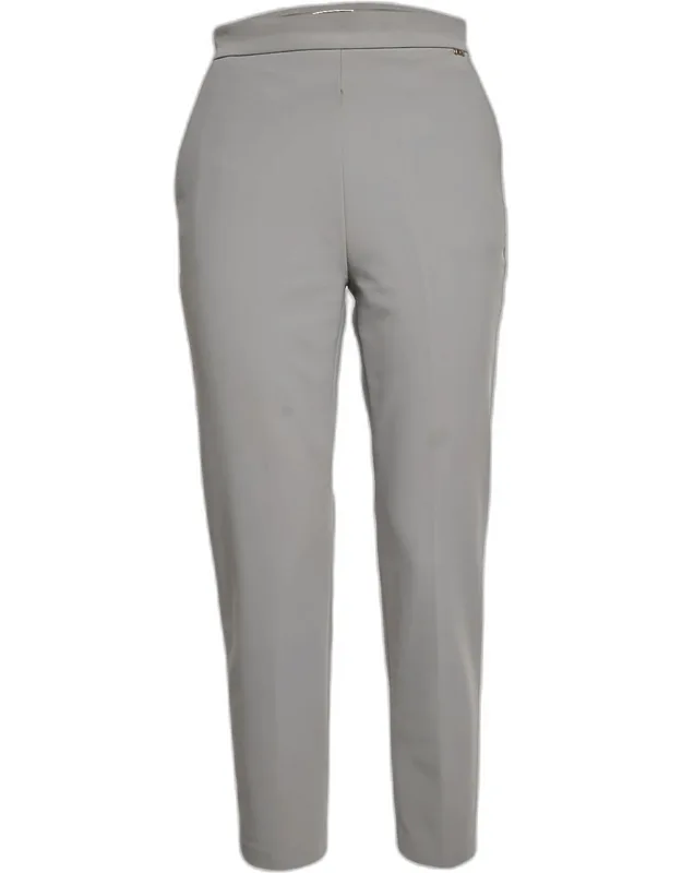 Crepe Straight Fit Trousers