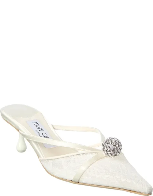 Sana 50 Lace & Satin Mules